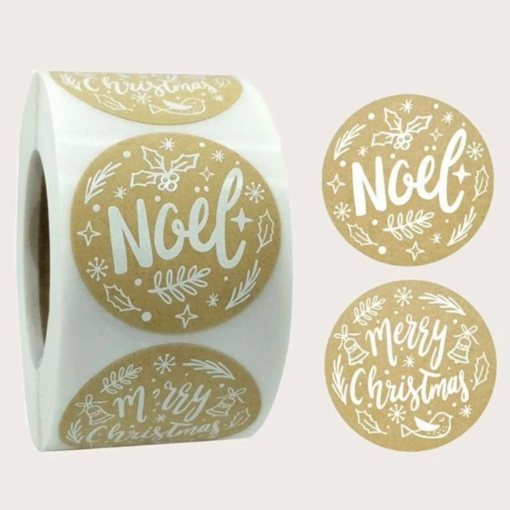 COPY - NWOT Christmas sticker roll